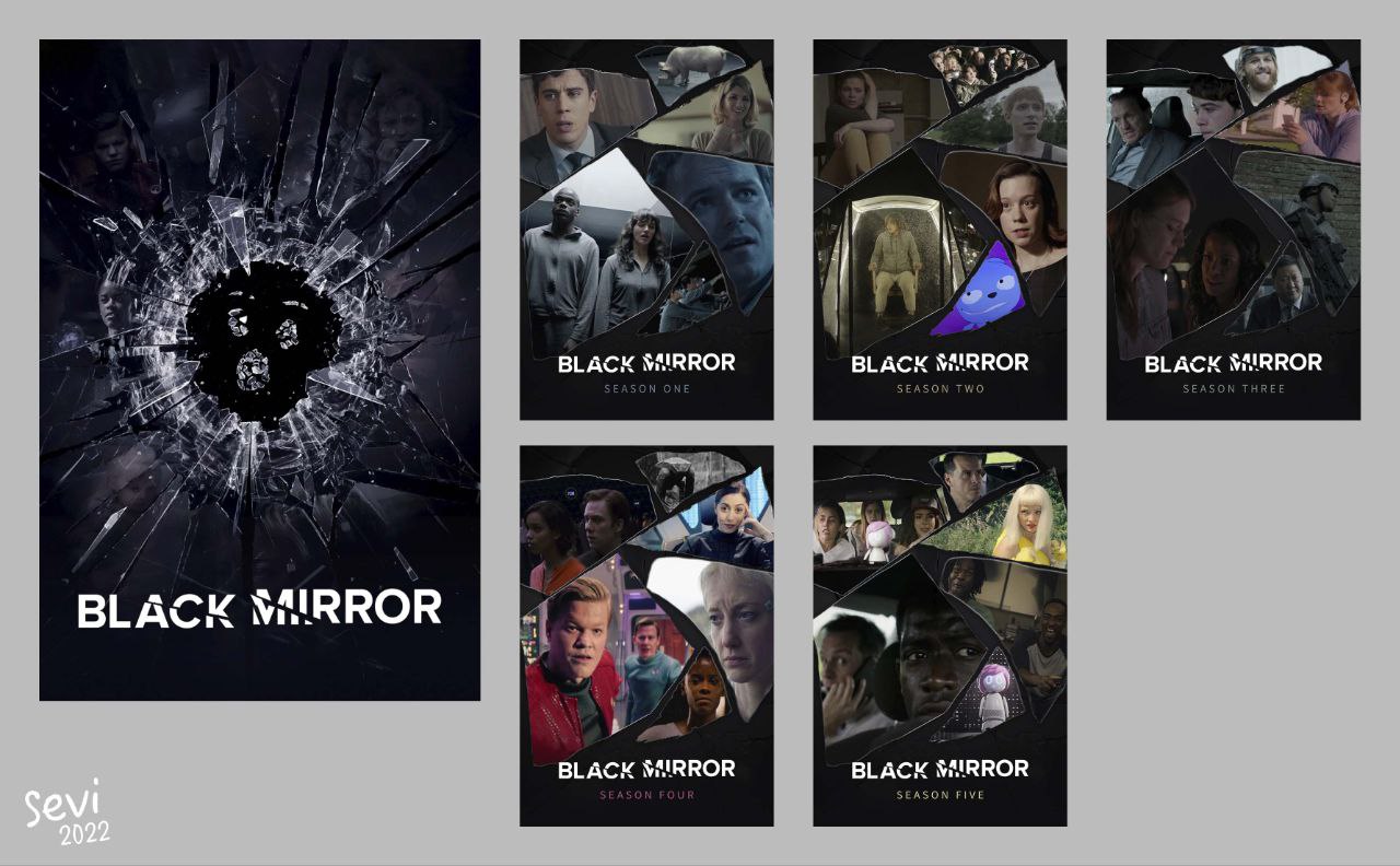 Qora ko'zgu  (Black mirror)  2011-2023 serial  (1 fasl uchun donat)