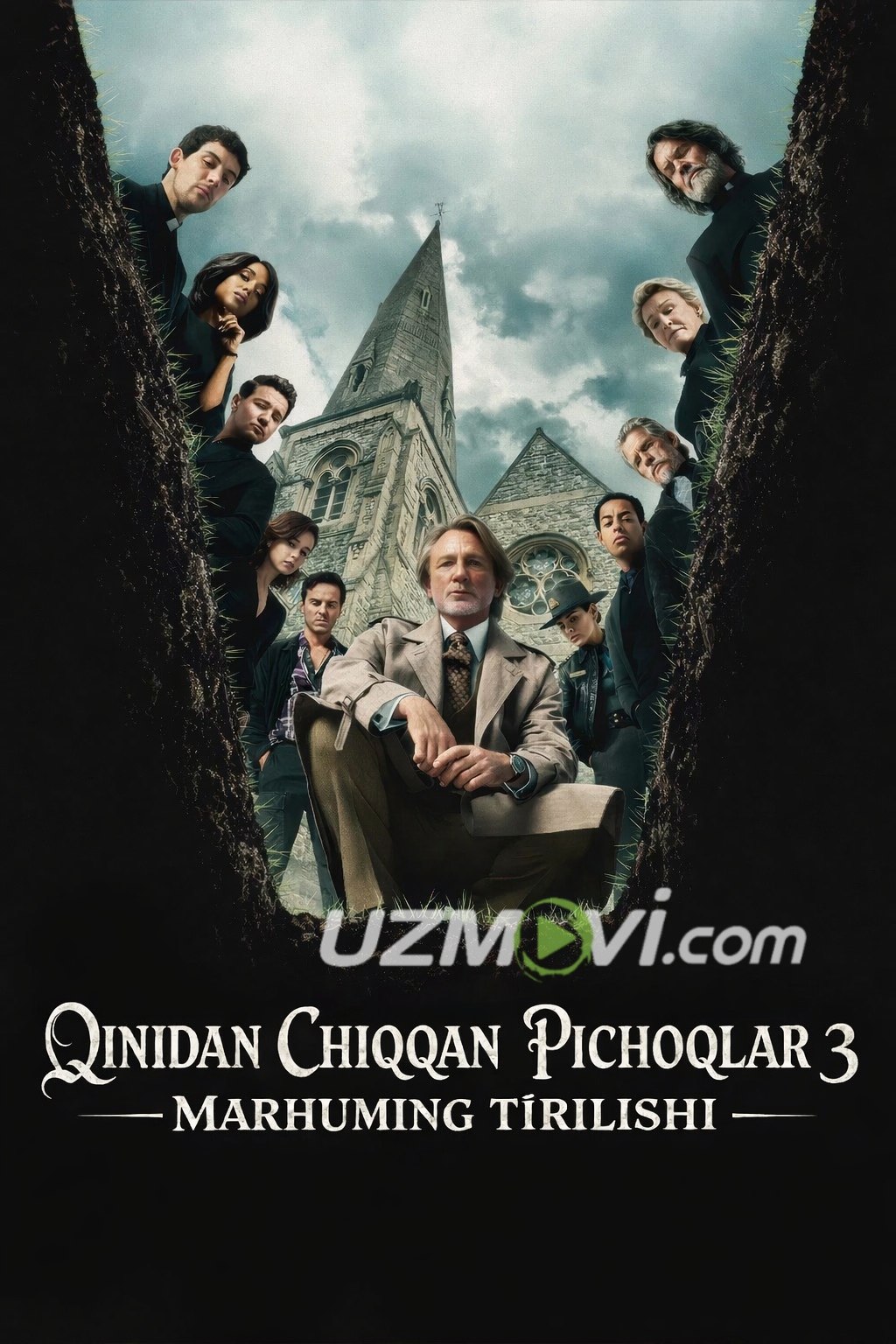 Qinidan chiqqan pichoqlar 3: Marhumning tirilishi  / Sukut ostidagi jinoyat (premyera, o'zbek tilida, Uzbek)